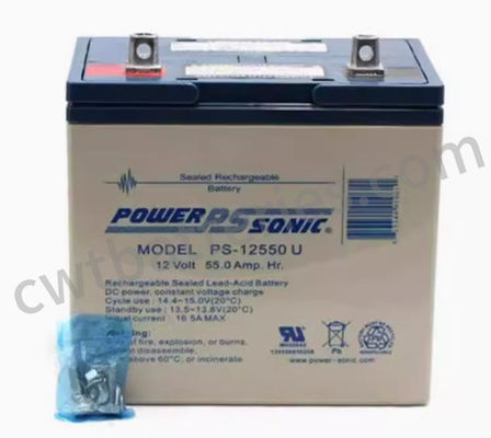 Quality  Power Sonic PS-12550 U 12V 55AH SMF VRLA Batteries Rechargeable factory