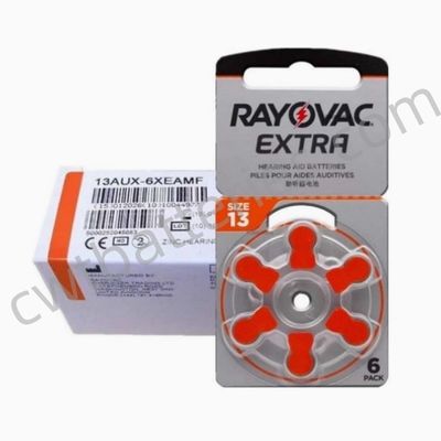 Quality  RAYOVAC PR48 A13 Extra Zinc Air Battery 1.45V for BTE CIC RIC OE Hearing Aids High Performance factory