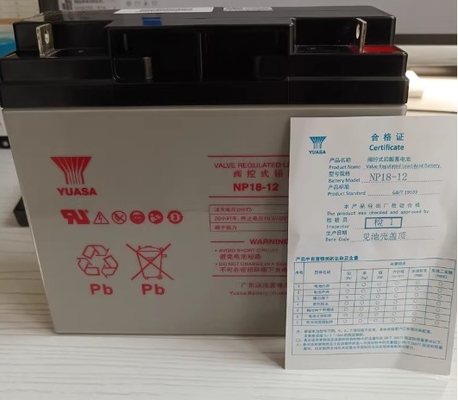 YUASA NP18-12 12V 18AH แบตเตอรี่วาล์ว