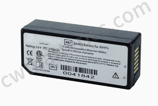 3.6V 3100mAh Li Ion Medical Batteries 11CR19/66 BA400 For Accuvein AV400 Vein Illumination