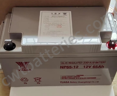 YUASA NP65-12 12V 65Ah Ventilbatterie VRLA Batterie Neues Original