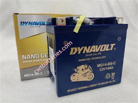 DYNAVOLT MG14-BS-C Battery 12V 14Ah New Original Blue Color Motorcycle Battery