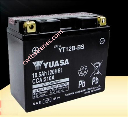 Yuasa YT12B-BS Battery 12V 10Ah 10HR Motorcycle Battery New Original