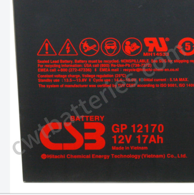 CSB GP12170 12V 17Ah VALVE BATTERY Sealed Lead Acid Battery New Original