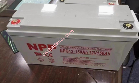 ODM NPG12-150Ah 12V AA Solar Batteries Gel Deep Cycle For UPS Off Grid