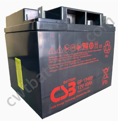CSB GP12400 12V 40Ah Valve Battery Sealed Lead Acid Battery New Original