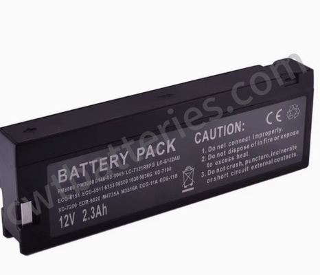 OEM 12V 2.3Ah Mindray PM9000 PM8000 Uzay 90309 90369 1030 1050 için tıbbi piller
