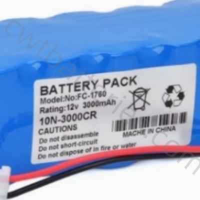 Fukuda FC-1760 Defibrilatör tıbbi piller 10N-3000SCR 12V 3000mAh