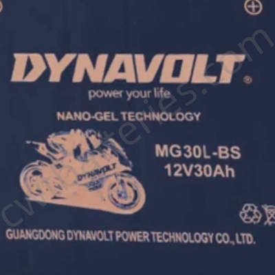 12V 30Ah Recreational Vehicle Batteries 125CC Four Wheeler Battery DYNAVOLT MG30L-BS-C