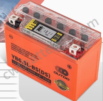 OUTDO YB6.5L-BS(DS) Battery DS-iGEL 12V 6.5Ah 10HR *CA:155A New Original Motorcycle Part