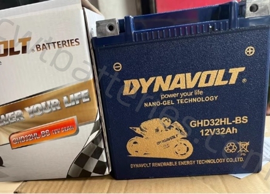 DYNAVOLT GHD32HL-BS Nano Gel Jet Ski Batteries 12 Volt 32Ah For Aki Motor Harley Davidson
