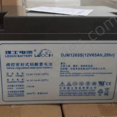 LEOCH DJM1265S Valve Regulated Vrla Agm Battery Rechargeable Deep Cycle 12V 65AH