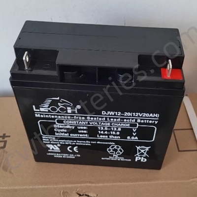 SLA AGM válvula regulada de chumbo ácido Vrla baterias de manutenção livre 12V 20AH LEOCH DJM12-20