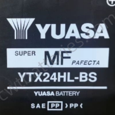 Motorcycle AGM Power Sport Battery Replacement Yuasa YTX24HL-BS 12V 21Ah