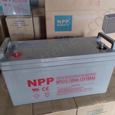 Armazenamento de RV Baterias solares Gel recarregável Ciclo profundo NPG12-100Ah 12V