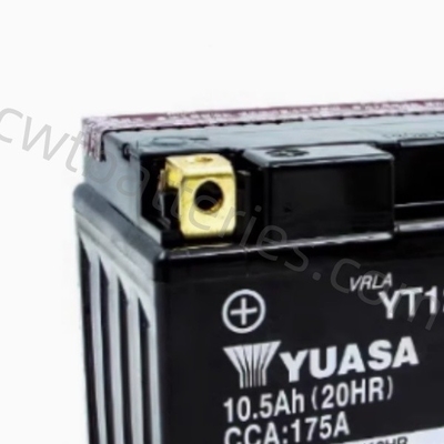 YUASA YT12A-BS Substituição de bateria de motocicleta 12V 10Ah para scooters metabólicos