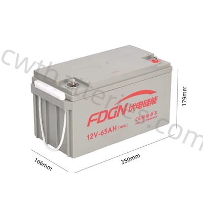 12V 65Ah Gel VRLA Bateria de Ácido de Chumbo Selado Ciclo Profundo Para Sistema de Armazenamento Solar