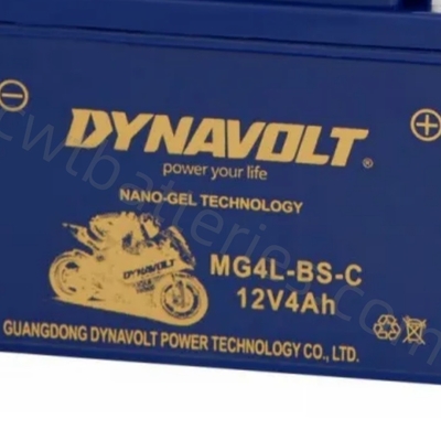 Dynavolt Power Deep Cycle Motorcycle Battery MG4L-BS-C 12V 4Ah For Honda CB Shine SP CD 110 Dream