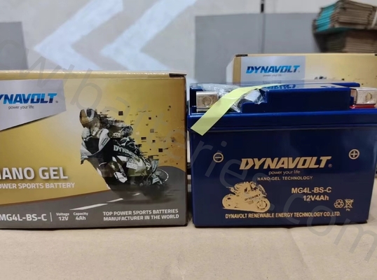 Dynavolt Power Deep Cycle Motorcycle Battery MG4L-BS-C 12V 4Ah For Honda CB Shine SP CD 110 Dream