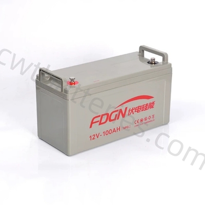 Large Gel 12V 100Ah Solar Battery UPS Energy Storage For Residential Home