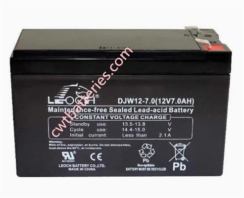 LEOCH DJM12-7.0 12V 7.0AH Sealed Valve Regulated Lead Acid Vrla Battery For Solar Wind Power