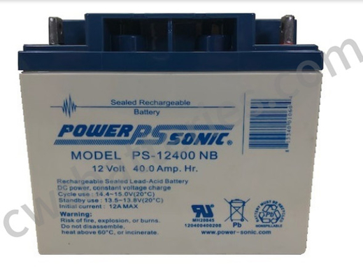 Sealed Lead Acid SLA VRLA Batteries POWER SONIC PS-12400 NB 12V 40AH