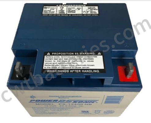 Sealed Lead Acid SLA VRLA Batteries POWER SONIC PS-12400 NB 12V 40AH