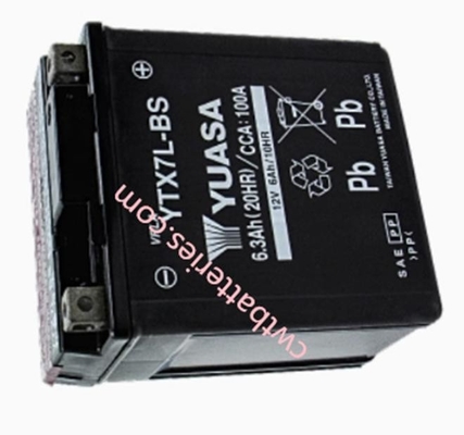 ODM Lithium YUASA YTX7L-BS 12V 6Ah Battery Leak Proof