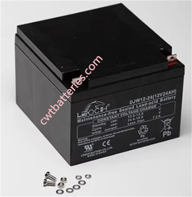 OEM LEOCH DJM12-24 VRLA Batteries AGM Technology 12V 24AH