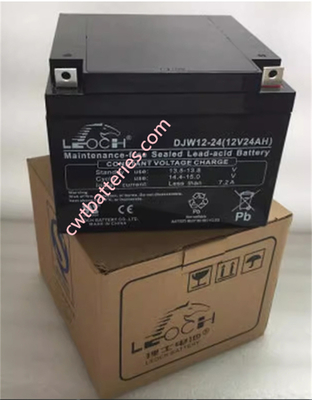 OEM LEOCH DJM12-24 VRLA Batteries AGM Technology 12V 24AH