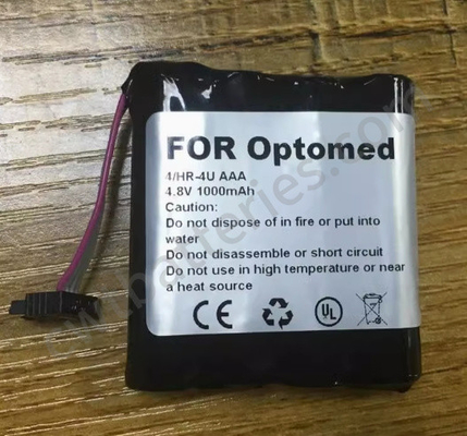4.8V 1000mAh 4 HR-4U AAA แบตเตอรี่การแพทย์ แทนสําหรับ Optomed Smartscope M5 กล้องดิจิตอล