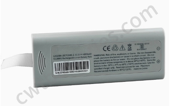 Li3S200A GS10 GS20 GS30 GS40 Patient Monitor Medical Device Batteries Liion 11.1V 4800mAh 53.28Wh