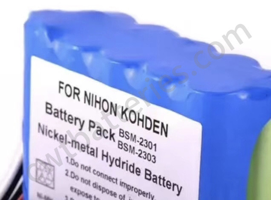 Battery 10HR-4/3FAUC-NK for Nihon Kohden BSM-2300  BSM-2301A BSM-2304A 12V 3800mAh Medical Equipment Part