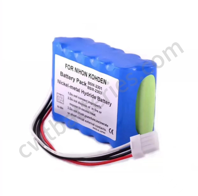 Battery 10HR-4/3FAUC-NK for Nihon Kohden BSM-2300  BSM-2301A BSM-2304A 12V 3800mAh Medical Equipment Part
