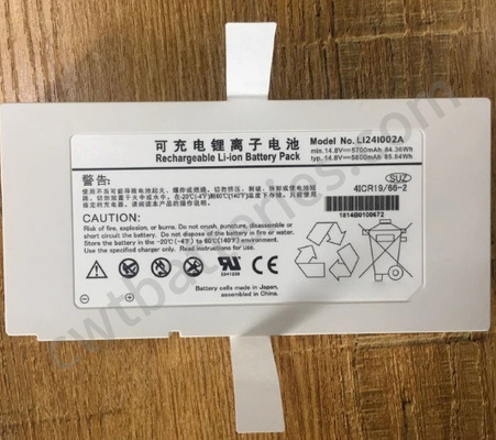 Compatible Battery LI24I002A for Mindray M8 M9 TE7 Ultrasound Mindray SV300 Ventilator New 14.8V 5700mAh 84.36Wh Medical Equipment Part
