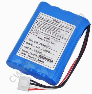 Fukuda FX-3010 ECG Machine Battery HHR-19AL24G1FD LS1610 9.6V 2000mAh New Compatible Medical Equipment Part