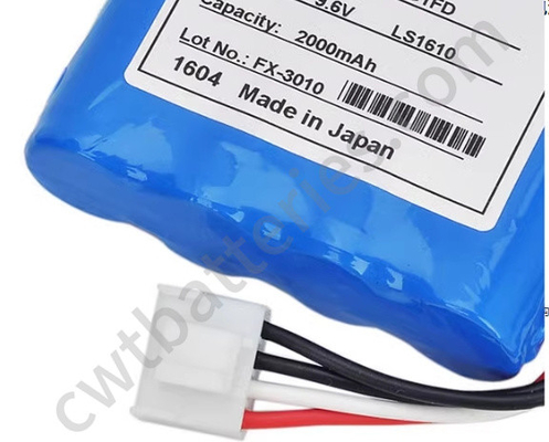 Fukuda FX-3010 ECG Machine Battery HHR-19AL24G1FD LS1610 9.6V 2000mAh New Compatible Medical Equipment Part