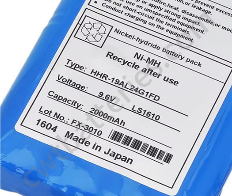 Fukuda FX-3010 ECG Machine Battery HHR-19AL24G1FD LS1610 9.6V 2000mAh New Compatible Medical Equipment Part