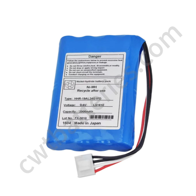 Fukuda FX-3010 ECG Machine Battery HHR-19AL24G1FD LS1610 9.6V 2000mAh New Compatible Medical Equipment Part