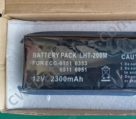 Compatible Battery LHT-200M for Nihon Kohden ECG-6851K 6511 6551 9120 6151 6353 6511 6951 12V 2300mAh Medical Equipment Part