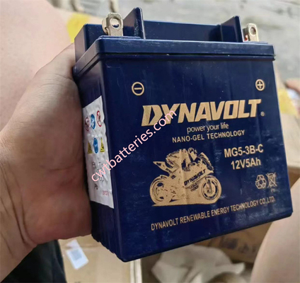 Dynavolt MG5-3B-C 5AH 12V Motorcycle Battery Replacement