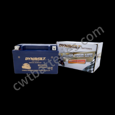 Lightweight 12V 8.6Ah Dynavolt MG10ZS-C Battery Pack Nano Gel