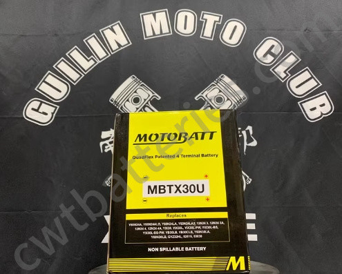 ATVs 32AH 12V Jet Ski Battery MOTOBATT MBTX30U For Sea Doo 260 Watercraft