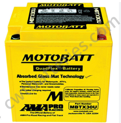 ATVs 32AH 12V Jet Ski Battery MOTOBATT MBTX30U For Sea Doo 260 Watercraft