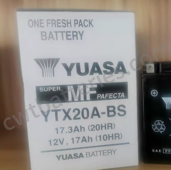 17Ah Absorbent Glass Mat 12V AGM Battery Yuasa YTX20A-BS OEM