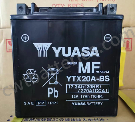 17Ah Absorbent Glass Mat 12V AGM Battery Yuasa YTX20A-BS OEM