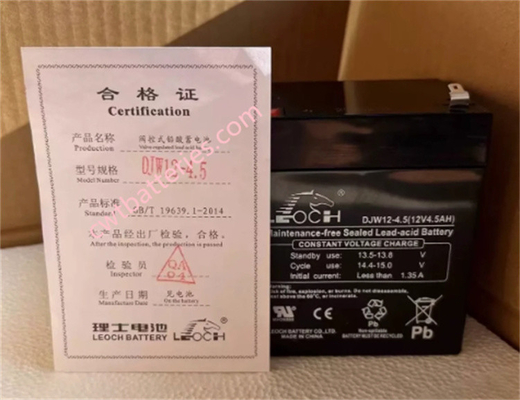 AGM LEOCH DJW12-4.5 4.5AH 12V UPS Battery Pack Sealed Lead Acid Battery