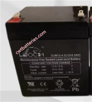 AGM LEOCH DJW12-4.5 4.5AH 12V UPS Battery Pack Sealed Lead Acid Battery