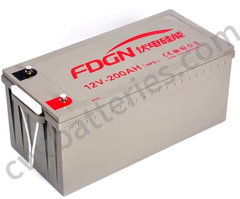 Bateria de gel solar de NPG anti-fuga 12V200Ah para alimentação UPS