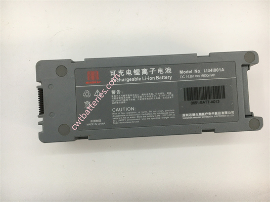 Rechargeable Lithium Ion Used Batteries 14.8V 6600mAh Mindray Defibrillator LI34I001A